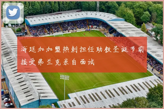 海廷加加盟热刺担任助教圣诞节前接受弗兰克亲自面试